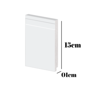 Rodapé Frisado Branco